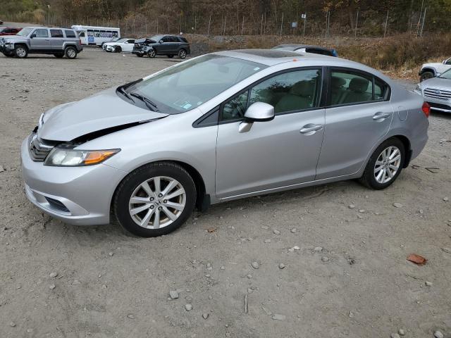 2HGFB2F92CH327216 - 2012 HONDA CIVIC EXL ვერცხლისფერი ფოტო 1