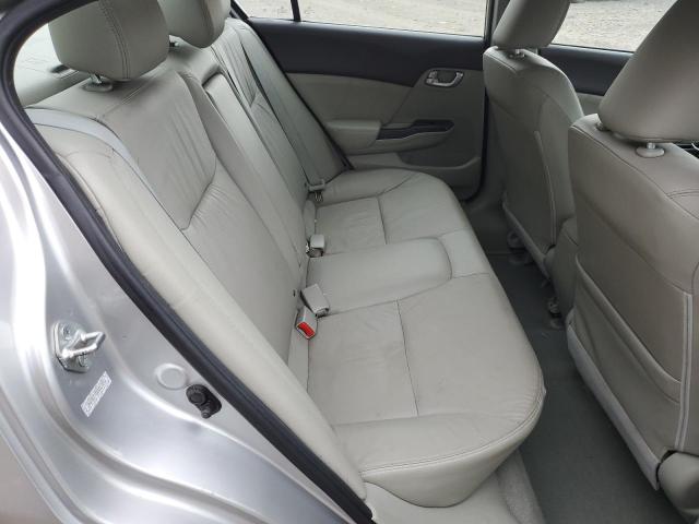 2HGFB2F92CH327216 - 2012 HONDA CIVIC EXL ვერცხლისფერი ფოტო 10