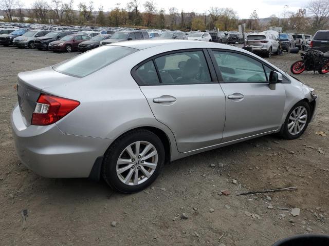 2HGFB2F92CH327216 - 2012 HONDA CIVIC EXL ვერცხლისფერი ფოტო 3