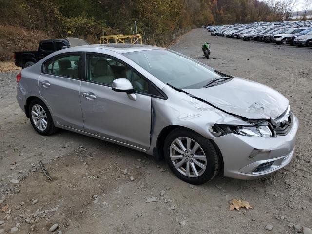 2HGFB2F92CH327216 - 2012 HONDA CIVIC EXL ვერცხლისფერი ფოტო 4