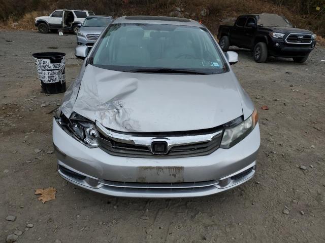 2HGFB2F92CH327216 - 2012 HONDA CIVIC EXL ვერცხლისფერი ფოტო 5