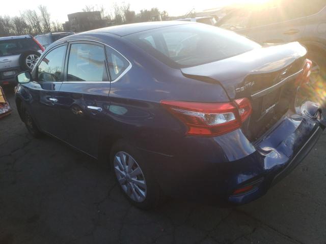 3N1AB7AP1KY262415 - 2019 NISSAN SENTRA S BLUE photo 2