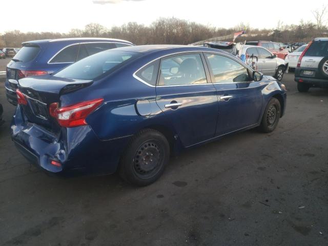 3N1AB7AP1KY262415 - 2019 NISSAN SENTRA S BLUE photo 3