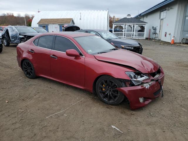 JTHCK262085024887 - 2008 LEXUS IS 250 RED photo 4