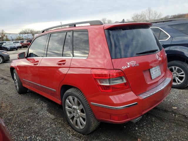 WDCGG8HB5BF623865 - 2011 MERCEDES-BENZ GLK 350 4MATIC RED photo 2