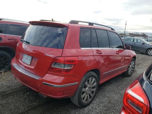 WDCGG8HB5BF623865 - 2011 MERCEDES-BENZ GLK 350 4MATIC RED photo 3