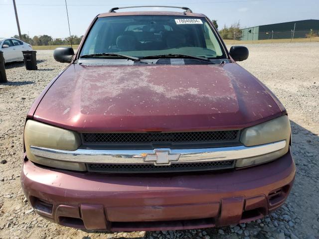 1GNDS13S752112182 - 2005 CHEVROLET TRAILBLAZE LS BURGUNDY photo 5