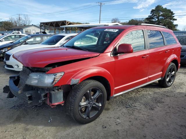 3C4PDDGG8JT386376 - 2018 DODGE JOURNEY CROSSROAD RED photo 1