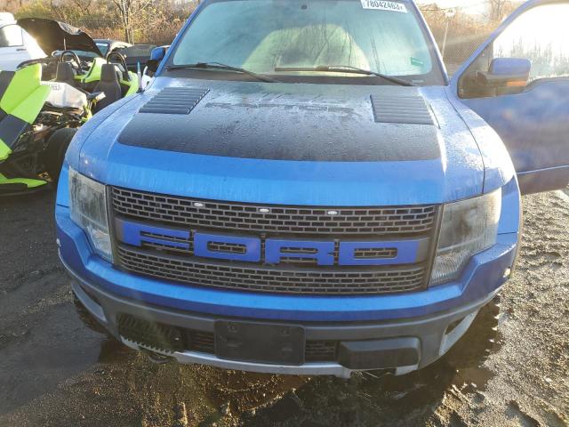 1FTFW1R61EFC23660 - 2014 FORD F150 SVT RAPTOR BLUE photo 12