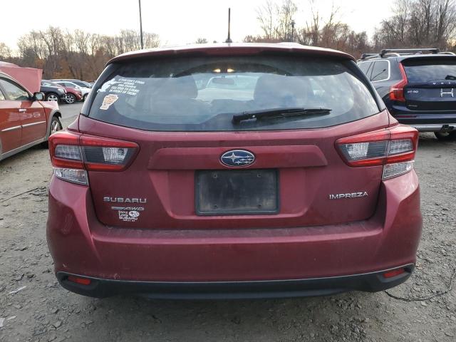 4S3GTAA60L1728902 - 2020 SUBARU IMPREZA RED photo 6