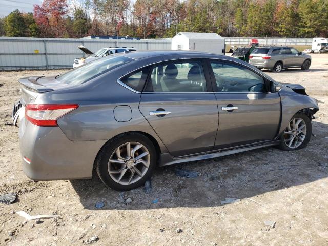 3N1AB7AP3FY235495 - 2015 NISSAN SENTRA S GRAY photo 3