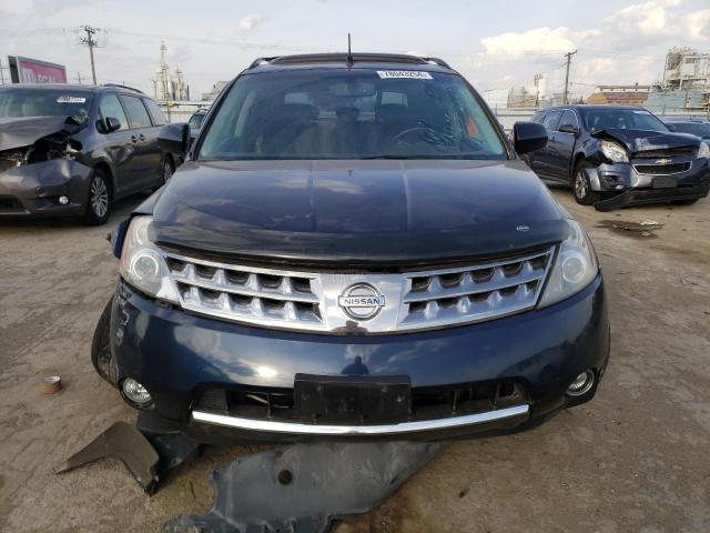 JN8AZ08W57W664812 - 2007 NISSAN MURANO SL BLUE photo 5