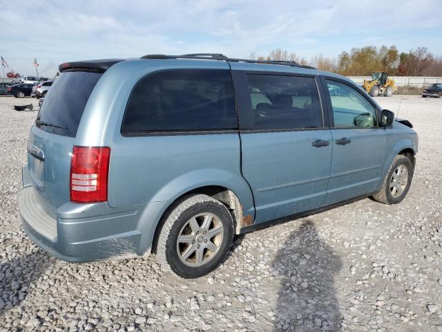 2A8HR44H58R607392 - 2008 CHRYSLER TOWN & COU LX TURQUOISE photo 3