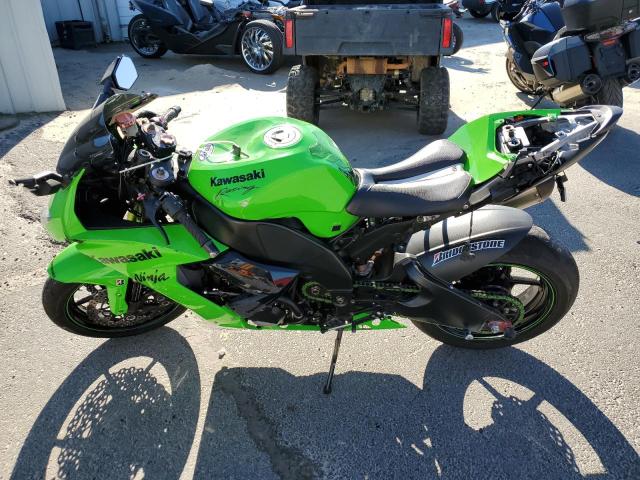 JKAZXCE148A002159 - 2008 KAWASAKI ZX1000 E GREEN photo 9