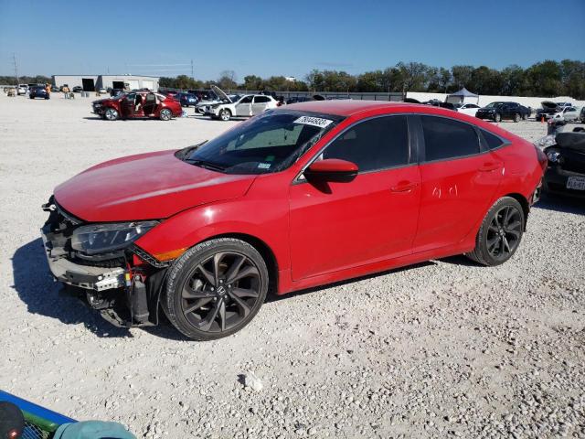 2HGFC2F84LH515921 - 2020 HONDA CIVIC SPORT RED photo 1