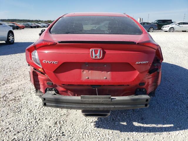 2HGFC2F84LH515921 - 2020 HONDA CIVIC SPORT RED photo 6