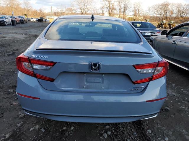 1HGCV3F2XNA015732 - 2022 HONDA ACCORD HYBRID SPORT BLUE photo 6