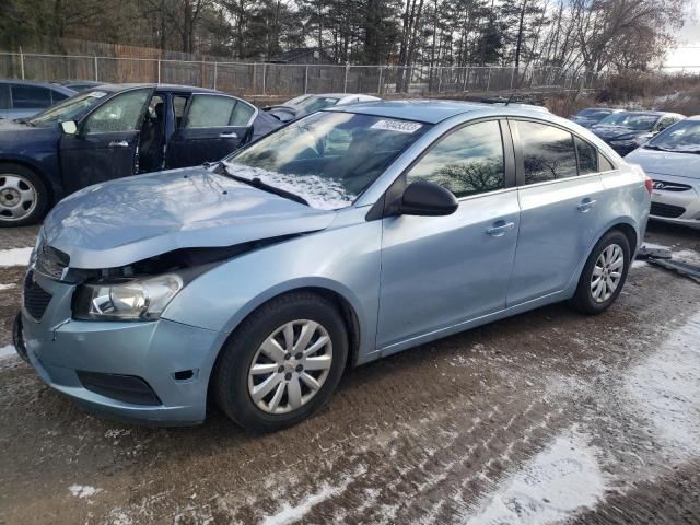 1G1PA5SH7B7260216 - 2011 CHEVROLET CRUZE LS BLUE photo 1