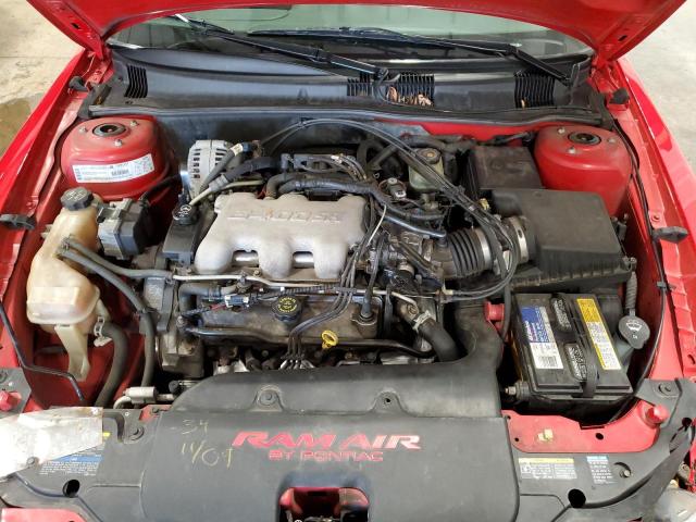 1G2NW52E12C160744 - 2002 PONTIAC GRAND AM GT RED photo 11