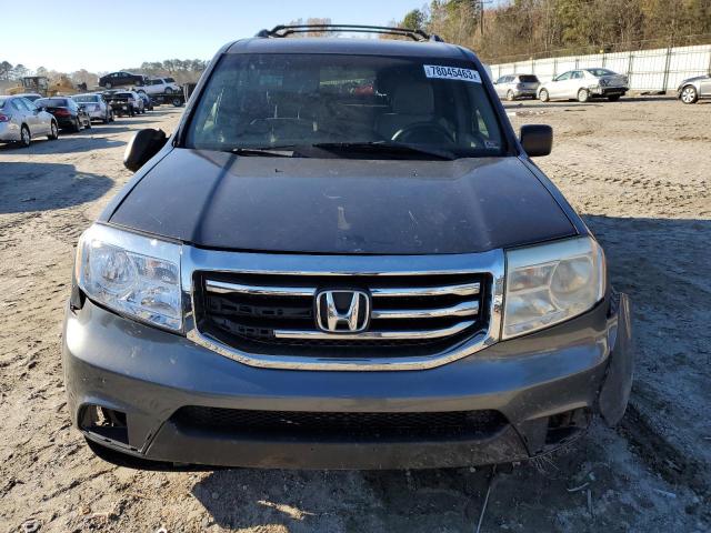 5FNYF3H21DB007426 - 2013 HONDA PILOT LX GRAY photo 5