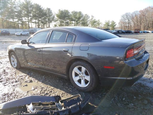 2C3CDXBG3EH315189 - 2014 DODGE CHARGER SE GRAY photo 2