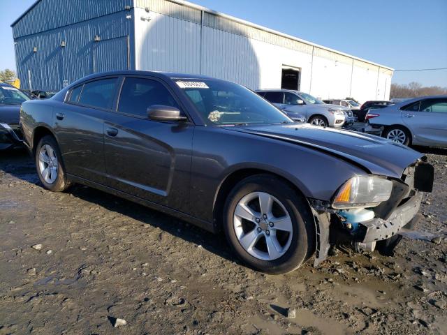 2C3CDXBG3EH315189 - 2014 DODGE CHARGER SE GRAY photo 4