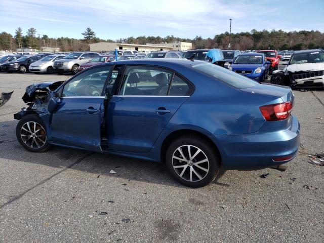 3VWB67AJ3HM333502 - 2017 VOLKSWAGEN JETTA SE BLUE photo 2