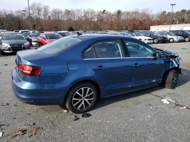 3VWB67AJ3HM333502 - 2017 VOLKSWAGEN JETTA SE BLUE photo 3