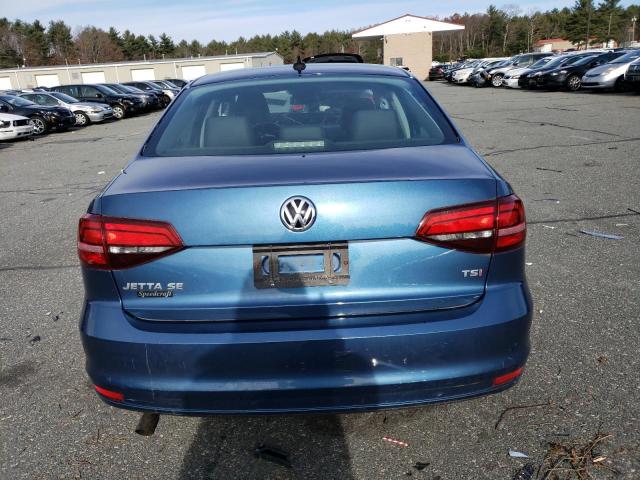 3VWB67AJ3HM333502 - 2017 VOLKSWAGEN JETTA SE BLUE photo 6