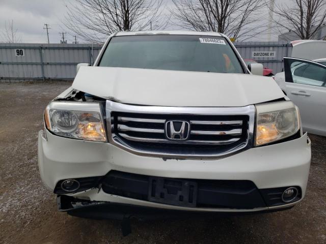 5FNYF4H56DB502849 - 2013 HONDA PILOT EXL WHITE photo 5