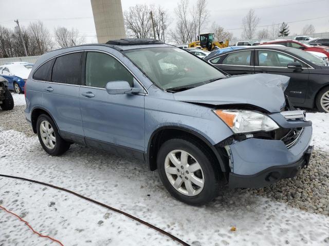 JHLRE38708C015641 - 2008 HONDA CR-V EXL BLUE photo 4