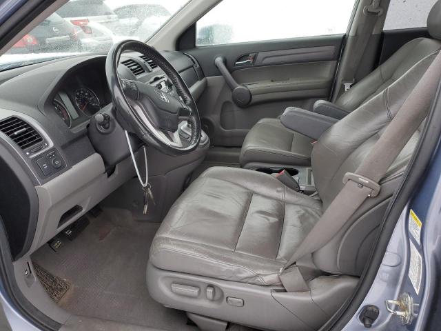 JHLRE38708C015641 - 2008 HONDA CR-V EXL BLUE photo 7