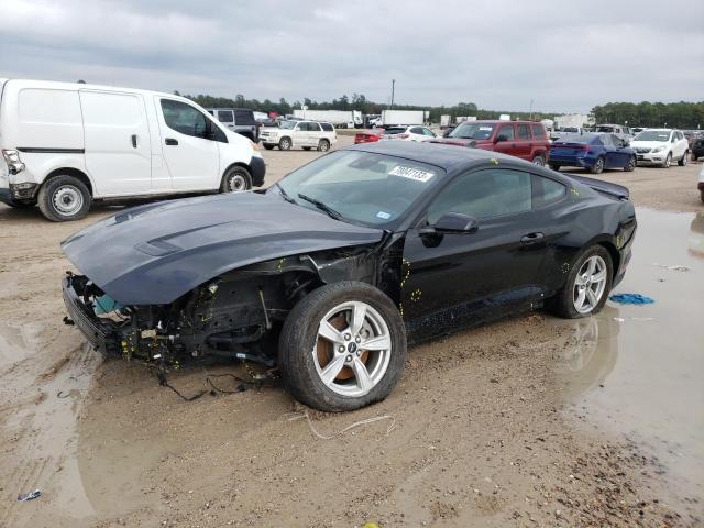 1FA6P8TH3M5151340 - 2021 FORD MUSTANG BLACK photo 1