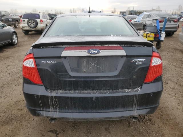 3FAHP0DCXCR202101 - 2012 FORD FUSION SPORT BLACK photo 6