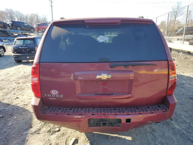 1GNFK13087J123823 - 2007 CHEVROLET TAHOE K1500 BURGUNDY photo 6