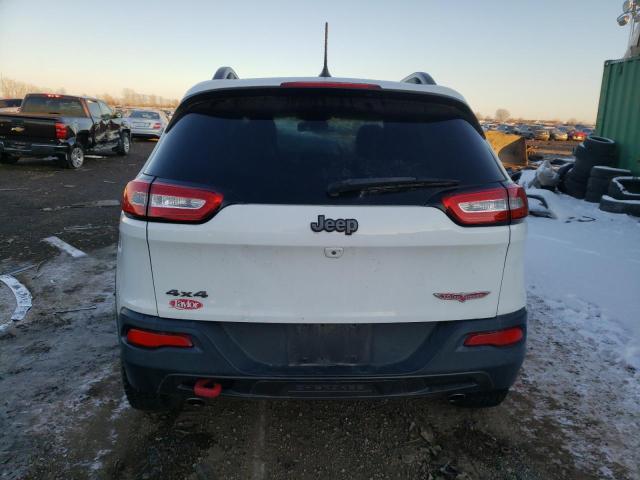 1C4PJMBS4FW609826 - 2015 JEEP CHEROKEE TRAILHAWK WHITE photo 6