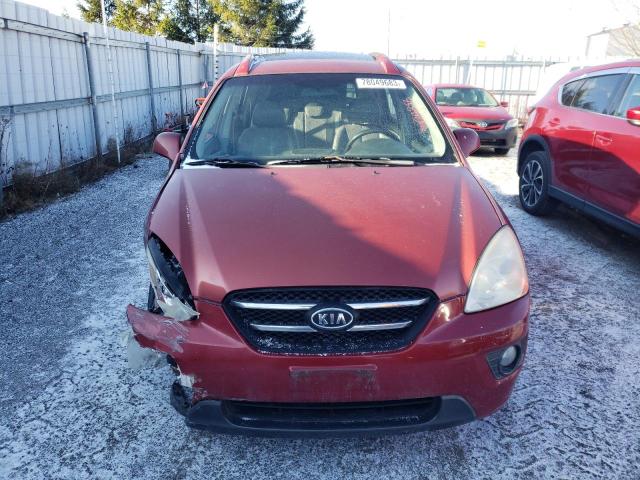 KNAFG525077107284 - 2007 KIA RONDO BASE RED photo 5