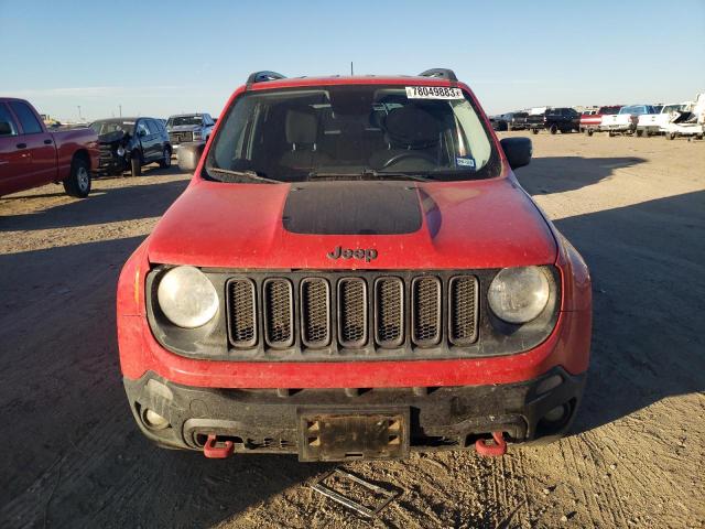 ZACCJBCT7GPC77017 - 2016 JEEP RENEGADE TRAILHAWK RED photo 5