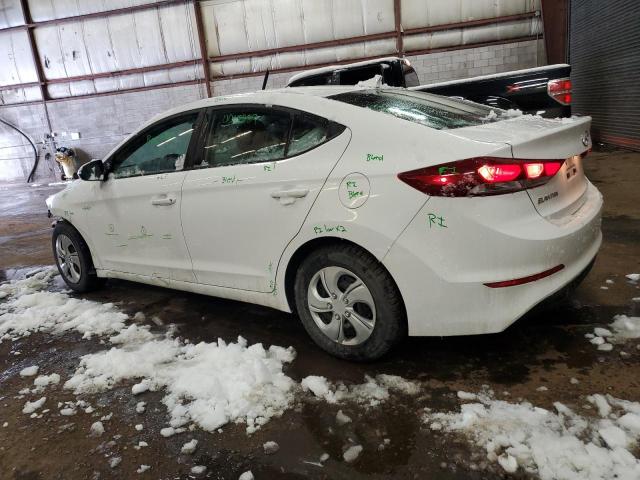 KMHD84LF2HU307557 - 2017 HYUNDAI ELANTRA SE WHITE photo 2