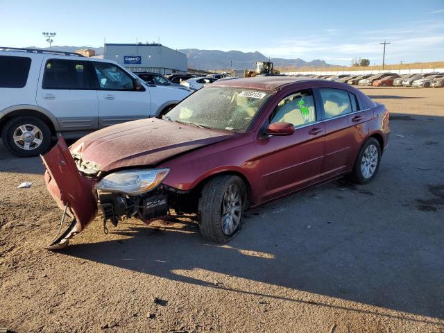 1C3CCBAG0CN268277 - 2012 CHRYSLER 200 LX RED photo 1