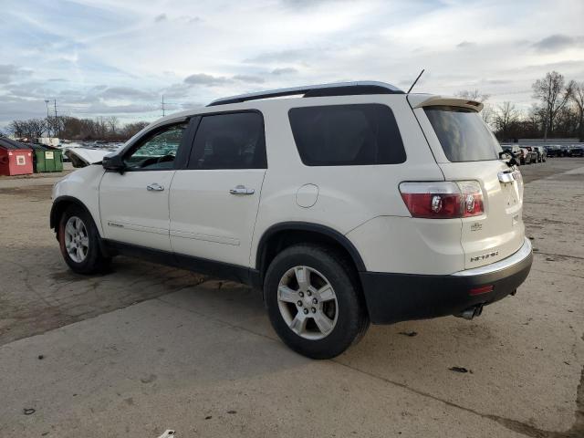 1GKEV13727J152148 - 2007 GMC ACADIA SLE WHITE photo 2