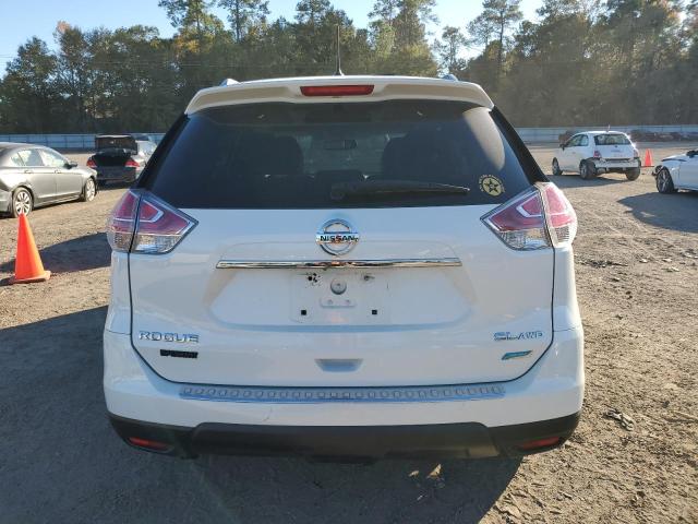 5N1AT2MV9EC811262 - 2014 NISSAN ROGUE S WHITE photo 6