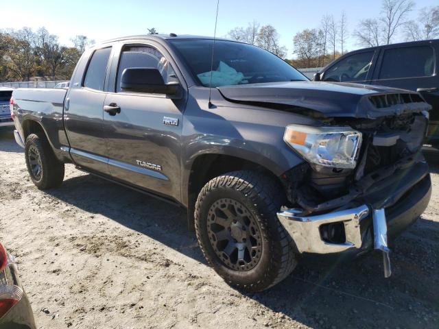 5TFRY5F14EX169126 - 2014 TOYOTA TUNDRA DOUBLE CAB SR/SR5 GRAY photo 4