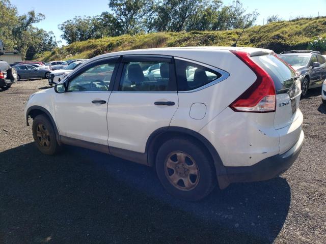 5J6RM4H33DL008707 - 2013 HONDA CR-V LX WHITE photo 2