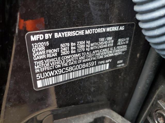 5UXWX9C58G0D84591 - 2016 BMW X3 XDRIVE28I BLACK photo 14