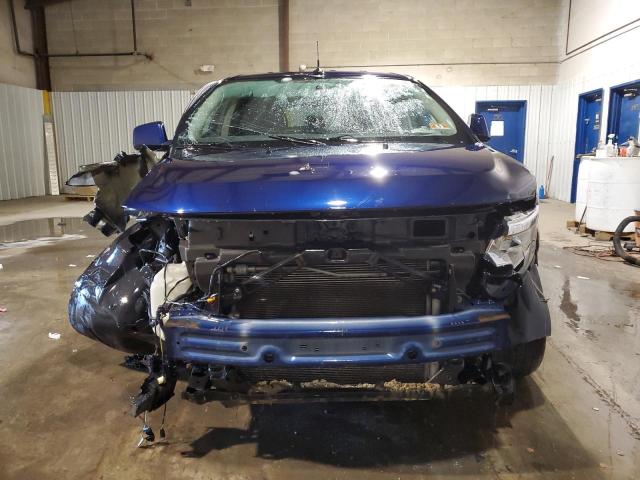 2FMDK3JC9BBA68283 - 2011 FORD EDGE SEL BLUE photo 5