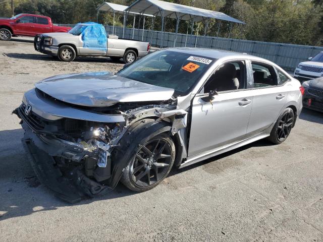 2HGFE2F51NH530282 - 2022 HONDA CIVIC SPORT 银色 照片 1