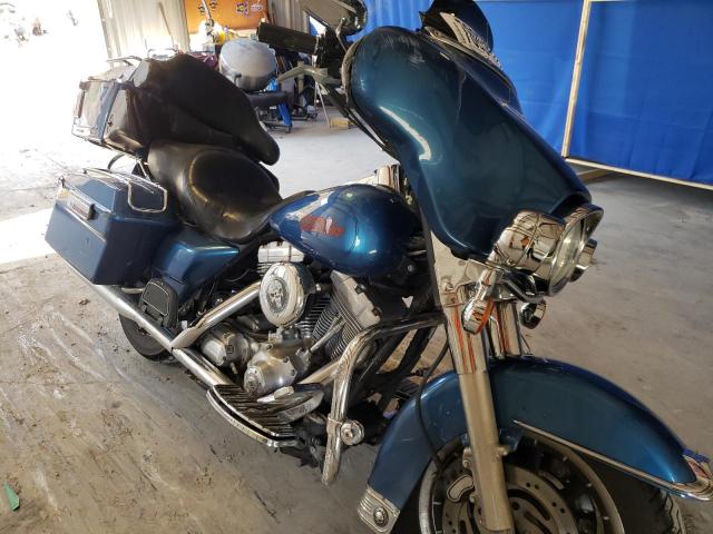 1HD1FVW105Y627241 - 2005 HARLEY-DAVIDSON FLHTI BLUE photo 10