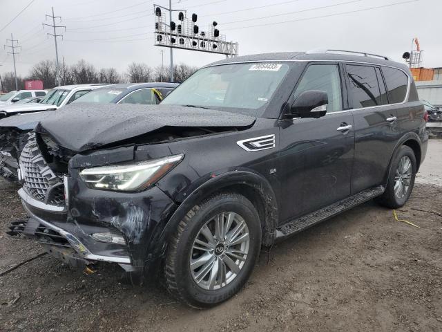 JN8AZ2NE0K9229405 - 2019 INFINITI QX80 LUXE BLACK photo 1