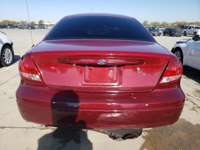 1FAFP53U64A139881 - 2004 FORD TAURUS SE BURGUNDY photo 6